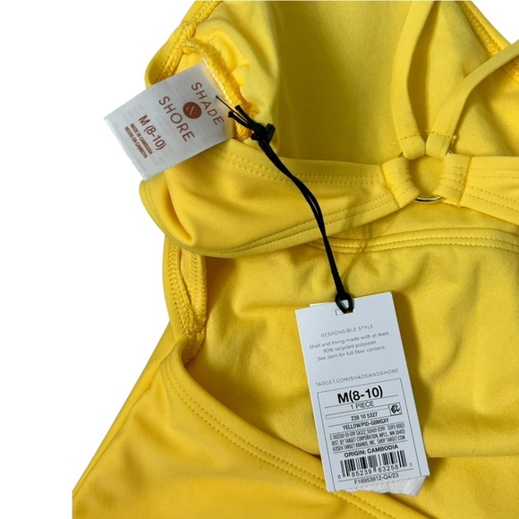 Shade & Shore Yellow One Piece Swimsuit - Picture 8 of 10